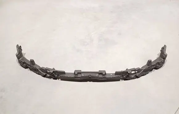 Front bumper foam support bar