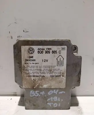 Volkswagen PASSAT B5.5 Airbag control unit/module 6Q0909605C