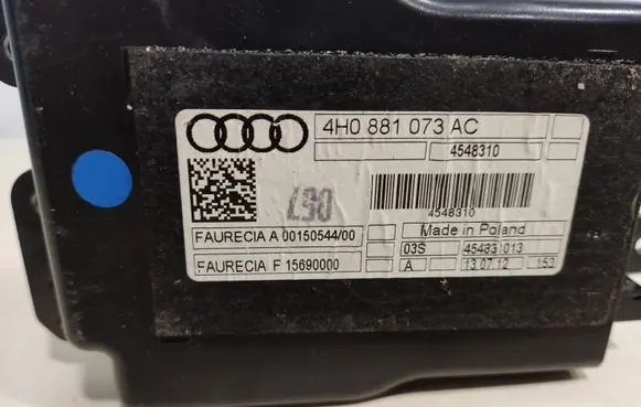Audi A8 S8 D4 4H Seat control module 4H0881073AC