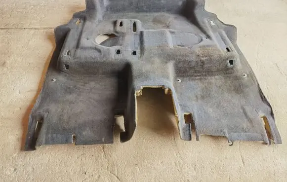 Audi Q7 4L Rear floor carpet liner 4L0863367C