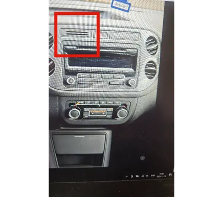 Volkswagen Tiguan Other dashboard part 5N0858373