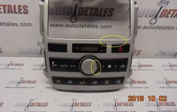 Toyota Avensis Verso Climate control unit 5590044480