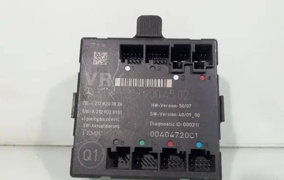 Mercedes-Benz C W204 Door control unit/module A2129004502