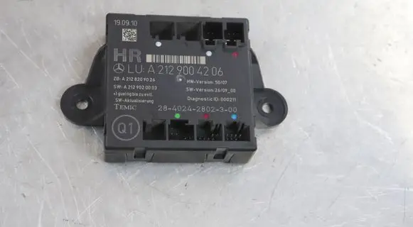 Mercedes-Benz C W204 Door control unit/module A2129004206