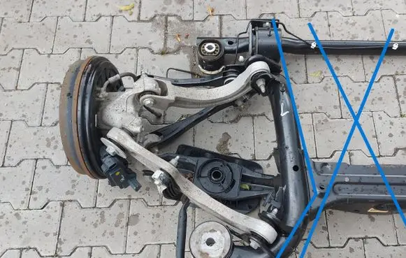 Skoda Enyaq iV Rear axle beam with reductor SKODAENZAWLT