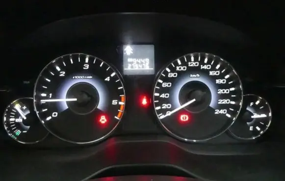 Subaru Outback Speedometer (instrument cluster) 85002AJ431 IMPRK1054387