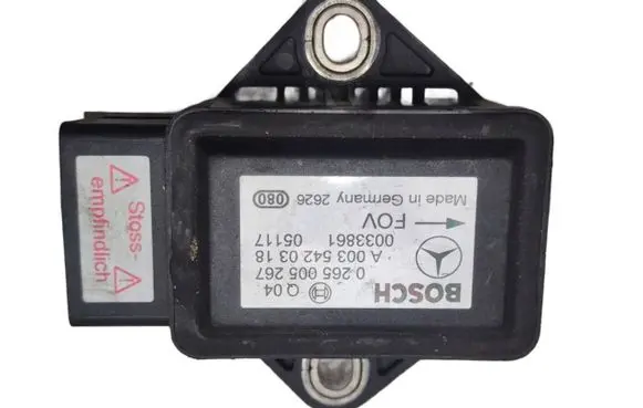 Mercedes-Benz B W245 ESP acceleration yaw rate sensor 0265005267 0033861 A0035420318