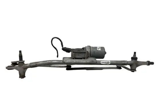 Front wiper linkage and motor
