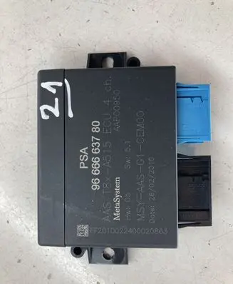 Peugeot 3008 I Parking PDC control unit/module 9666663780