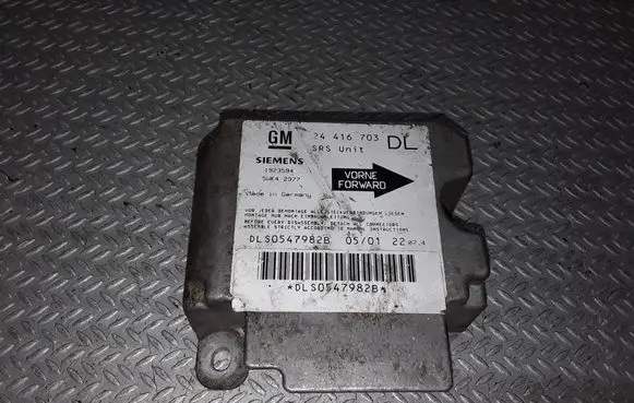Opel Astra G Airbag control unit/module 24416703 5WK42977
