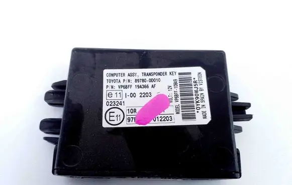 Toyota Yaris Immobilizer control unit/module 897800D010