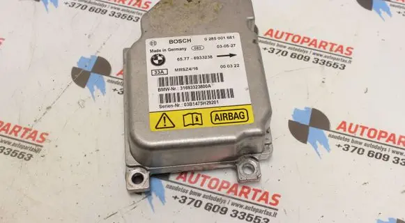 BMW X5 E53 Airbag control unit/module 6933238 0285001681