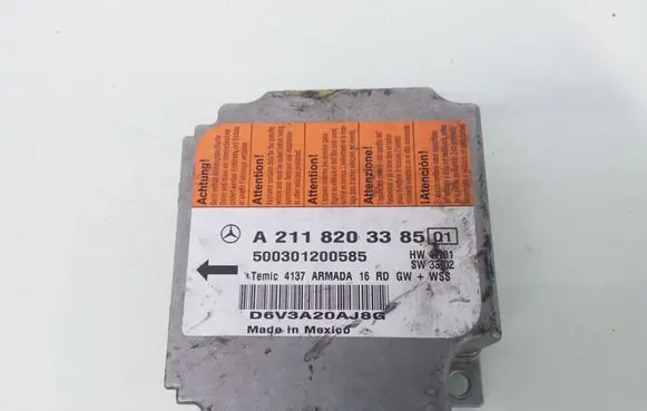 Mercedes-Benz E W211 Airbag control unit/module A2118203385