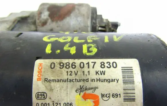 Volkswagen Golf IV Starter motor 0986017830