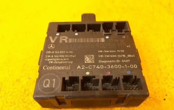Mercedes-Benz B W246 W242 Door control unit/module A1669005611