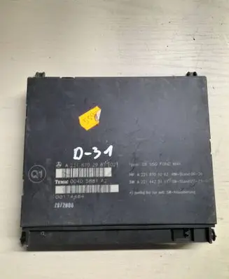 Mercedes-Benz S W221 Seat control module A2218702987 00174484 00405881A2