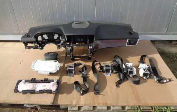 Mercedes-Benz ML W166 Airbag set with panel 