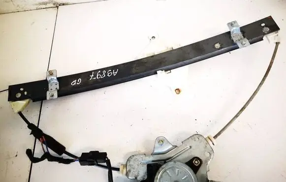 Sliding door window regulator with motor