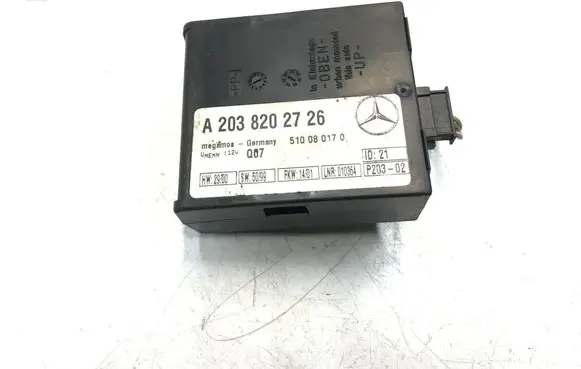 Mercedes-Benz C W203 Alarm control unit/module A2038202726