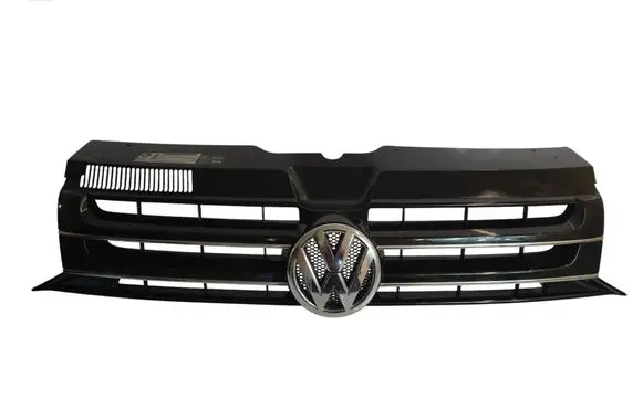 Volkswagen Transporter - Caravelle T5 Front bumper upper radiator grill 7E5853651AS
