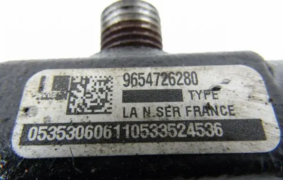 Peugeot 407 Fuel main line pipe 9654726280