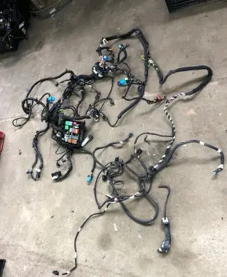 Opel Corsa F Engine installation wiring loom 9850772480