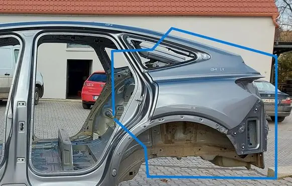 Audi Q4 Sportback e-tron Rear quarter panel 