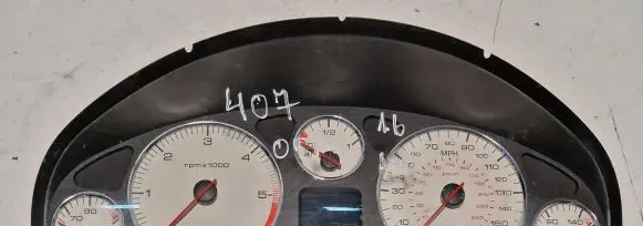Peugeot 407 Speedometer (instrument cluster) 9651855580 110080221010 221010005170