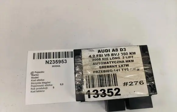 Audi A8 S8 D3 4E Other control units/modules 4F0907383E 0105032538 9102383