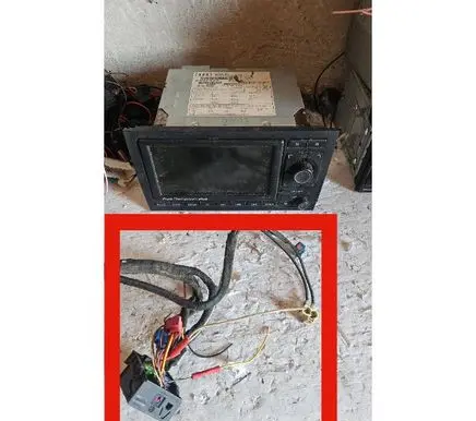 Audi A4 S4 B7 8E 8H Sound system wiring loom 3B7035444 8E0035192T RNSE