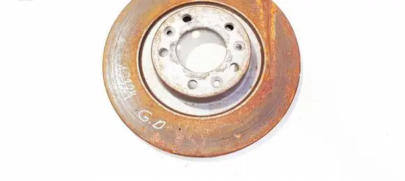 Citroen C4 II Picasso Rear brake disc neventiliuojamas