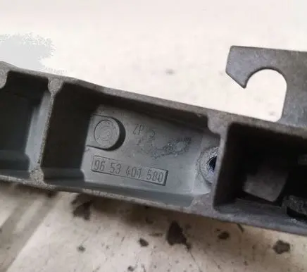 Peugeot 407 Front door exterior handle 9653401580