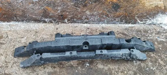 Front bumper foam support bar
