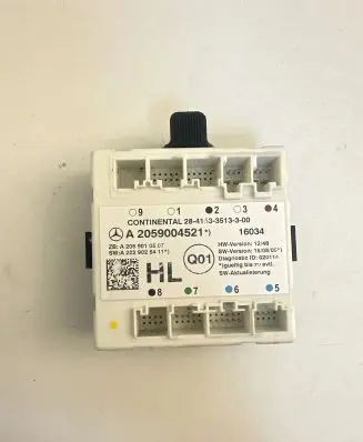 Mercedes-Benz C W205 Door control unit/module A2059004521 A2059010507