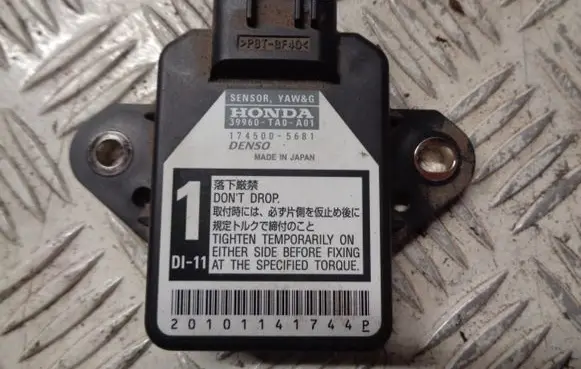 Honda Jazz ESP acceleration yaw rate sensor 39960TA0A01 1745005681