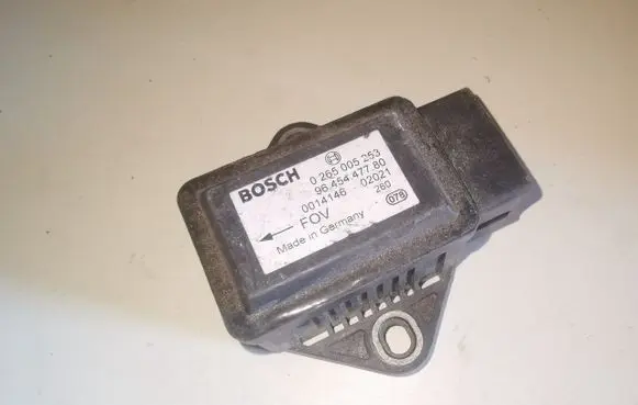 Peugeot 307 ESP acceleration yaw rate sensor 0265005253 9645447780