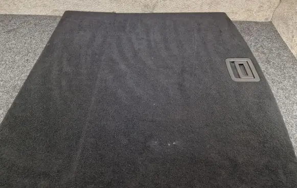 Porsche Cayenne (92A) Trunk/boot floor carpet liner 7P5863546