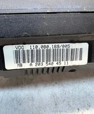 Mercedes-Benz C W203 Speedometer (instrument cluster) A2035404511 110080169005