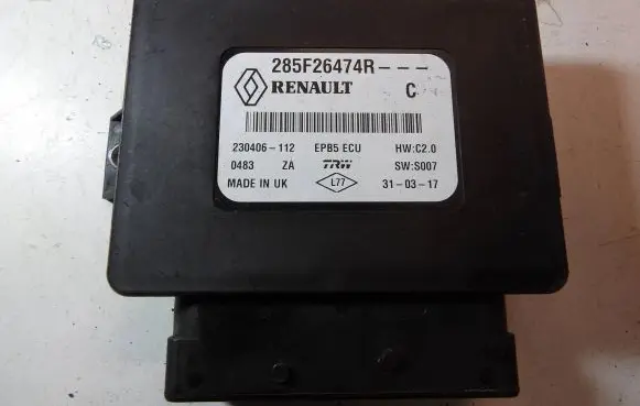 Renault Megane IV Other control units/modules 285F26474R 230406112 EPB5ECU