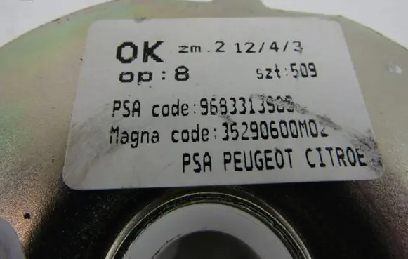Peugeot 3008 I Loading door check strap stopper 9683313980