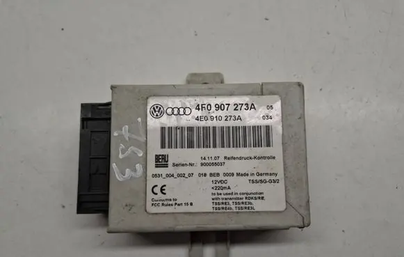 Audi A8 S8 D3 4E Tire pressure control unit 4E0910273A 4F0907273A