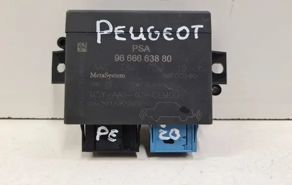 Peugeot 3008 I Parking PDC control unit/module 9666663880 AAP00940
