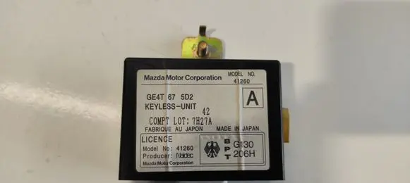 Mazda 626 Immobilizer control unit/module GE4T675D2 7H27A 41260