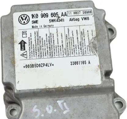 Skoda Octavia Mk2 (1Z) Airbag control unit/module 1K0909605AA 5WK43411