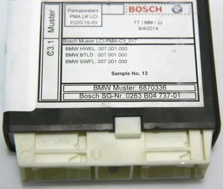 BMW 1 F20 F21 Other control units/modules 6870336