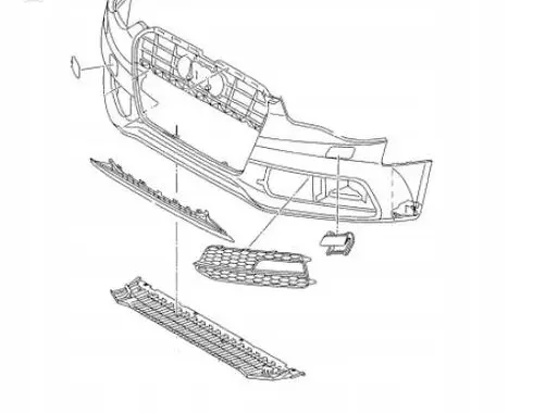 Audi A3 S3 8V Front bumper ZDERZAK9377