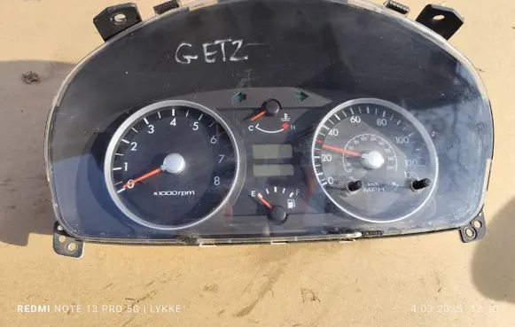 Hyundai Getz Speedometer (instrument cluster) 78808000 78818580 20031106