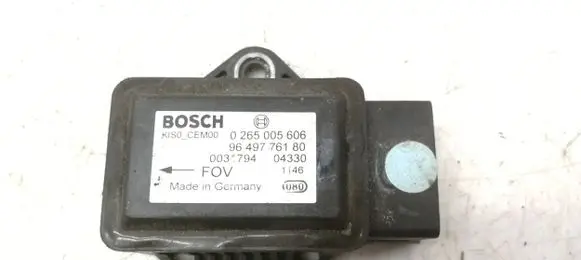 Peugeot 607 ESP acceleration yaw rate sensor 0265005606 0031794 9649776180