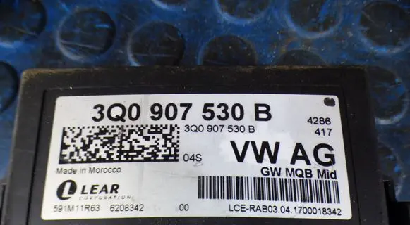 Skoda Octavia Mk3 (5E) Gateway control module CART3Q0907530B 3Q0907530B