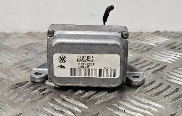 Audi A3 S3 8P ESP acceleration yaw rate sensor 1K0907655A 10098503224 T573104C69